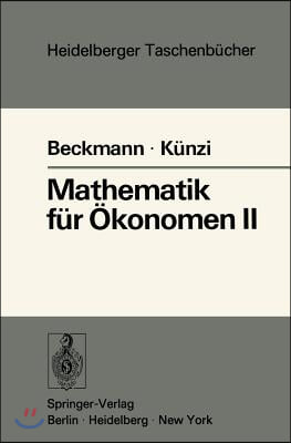 Mathematik Fur Okonomen II: Lineare Algebra