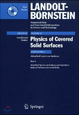 Adsorbed Species on Surfaces and Adsorbate-Induced Surface Core Level Shifts