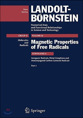 Inorganic Radicals, Metal Complexes and Nonconjugated Carbon Centered Radicals