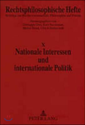 Nationale Interessen Und Internationale Politik