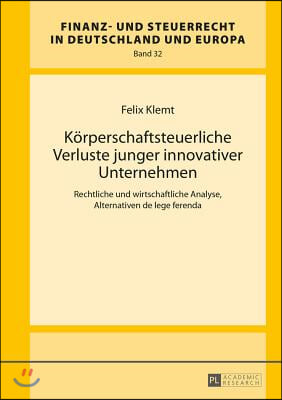 Koerperschaftsteuerliche Verluste Junger Innovativer Unternehmen