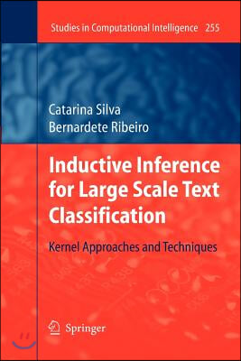 Inductive Inference for Large Scale Text Classification: Kernel Approaches and Techniques