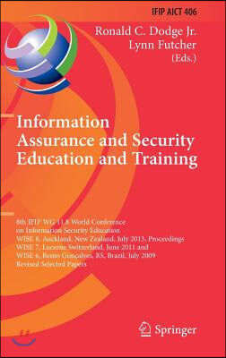 Information Assurance and Security Education and Training: 8th Ifip Wg 11.8 World Conference on Information Security Education, Wise 8, Auckland, New