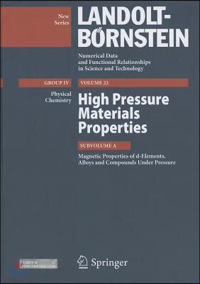 High Pressure Materials Properties