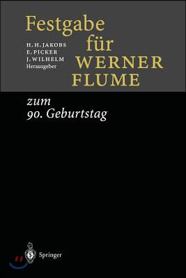 Festgabe Fur Werner Flume: Zum 90. Geburtstag