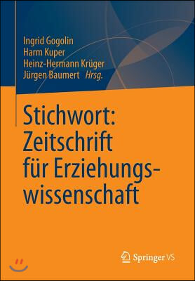 Stichwort: Zeitschrift Fur Erziehungswissenschaft