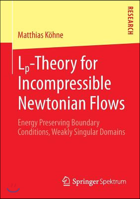 Lp-Theory for Incompressible Newtonian Flows: Energy Preserving Boundary Conditions, Weakly Singular Domains