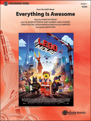 Everything Is Awesome (Awesome Remixxx!!!): From the Lego(r) Movie, Conductor Score