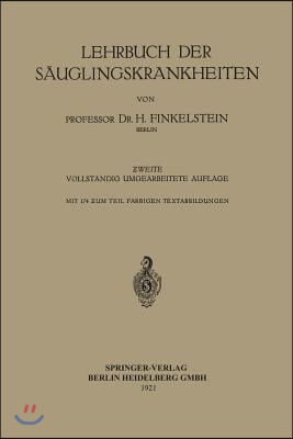 Lehrbuch Der S?uglingskrankheiten