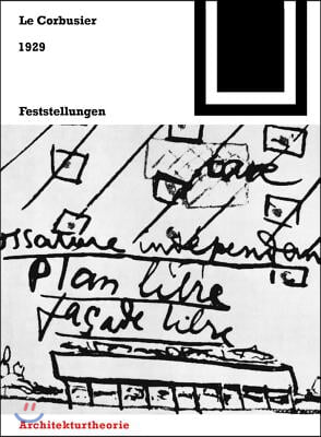 1929 - Feststellungen Zu Architektur Und St?dtebau: Mit Einem Amerikanischen PROLOG Und Einem Brasilianischen Zusatz, Gefolgt Von &quot;pariser Klima&quot; Und