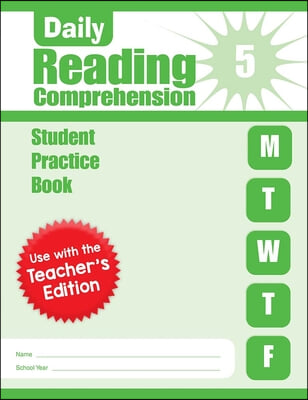 Daily Reading Comprehension, Grade 5 Student Edition Workbook
