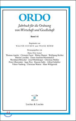 Ordo 61: Jahrbuch F&#252;r Die Ordnung Von Wirtschaft Und Gesellschaft