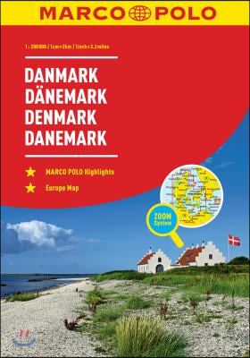 Denmark Marco Polo Road Atlas