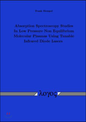 Absorption Spectroscopy Studies in Low Pressure Non Equilibrium Molecular Plasmas Using Tunable Infrared Diode Lasers