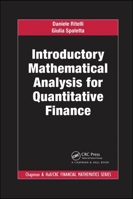 Introductory Mathematical Analysis for Quantitative Finance