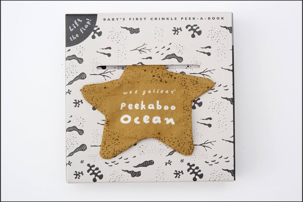 Peekaboo Ocean: Baby's First Crinkle Peek-A-Book - Lift the Flap!