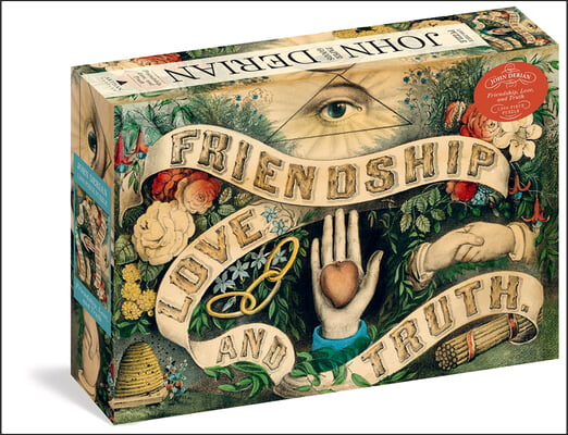 John Derian Paper Goods: Friendship, Love, and Truth 1,000-Piece Puzzle