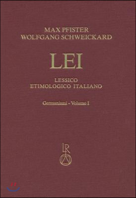 Lessico Etimologico Italiano, Germanismi Vol. I: Abschied-Putzn