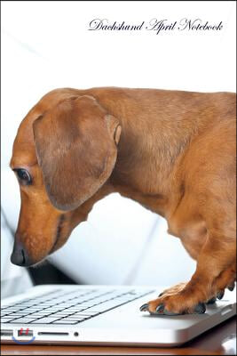 Dachshund April Notebook Dachshund Record, Log, Diary, Special Memories, to Do List, Academic Notepad, Scrapbook & More