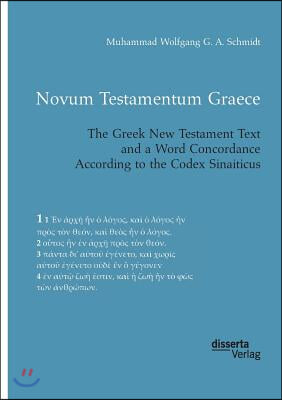 Novum Testamentum Graece. The Greek New Testament Text and a Word Concordance According to the Codex Sinaiticus