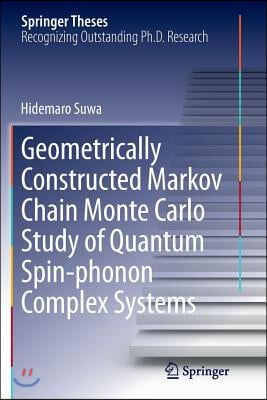 Geometrically Constructed Markov Chain Monte Carlo Study of Quantum Spin-Phonon Complex Systems