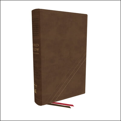 Nkjv, Word Study Reference Bible, Leathersoft, Brown, Red Letter, Comfort Print: 2,000 Keywords That Unlock the Meaning of the Bible