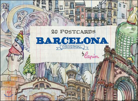 Barcelona - Original: 20 Postcards