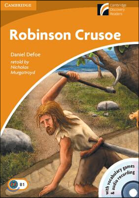 Robinson Crusoe Level 4 Intermediate Book and Audio CD [With CDROM and CD (Audio)] (Paperback)