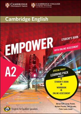 Cambridge English Empower for Spanish Speakers A2 Learning Pack (Student&#39;s Book with Online Assessment and Practice and Workbook)