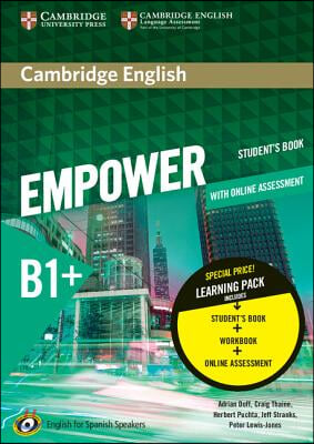 Cambridge English Empower for Spanish Speakers B1+ Learning Pack (Student&#39;s Book with Online Assessment and Practice and Workbook)