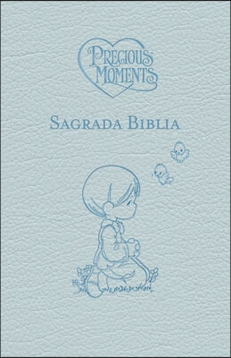 Biblia Católica, Precious Moments(tm), Leathersoft, Azul Celeste, Comfort Print