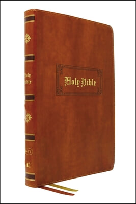 KJV Holy Bible: Giant Print Thinline Bible, Tan Leathersoft, Red Letter, Comfort Print (Thumb Indexed): King James Version (Vintage Series)