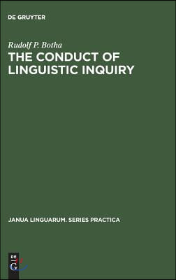 The Conduct of Linguistic Inquiry: A Systematic Introduction to the Methodology of Generative Grammar