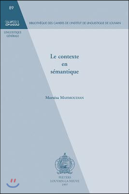 Le Contexte En Semantique