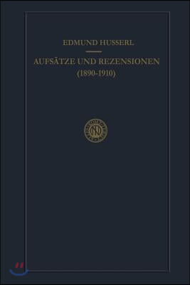 Aufs?tze Und Rezensionen (1890-1910)