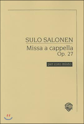 Missa a Cappella, Op. 27