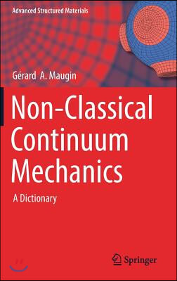 Non-Classical Continuum Mechanics: A Dictionary