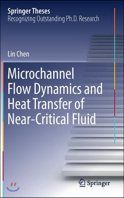 Microchannel Flow Dynamics and Heat Transfer of Near-Critical Fluid