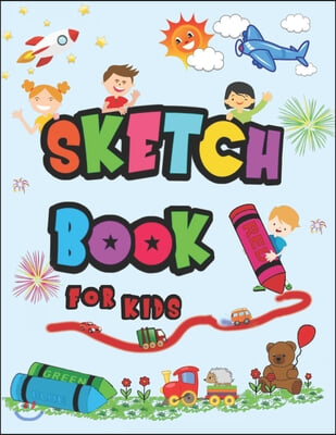  Sketch book for kids: Blank Paper for Drawing - 110