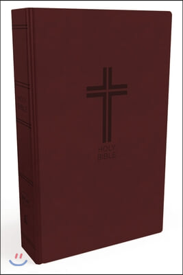 NKJV, Value Thinline Bible, Standard Print, Imitation Leather, Burgundy, Red Letter Edition