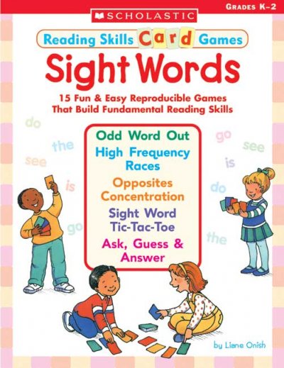 Reading Skills Card Game Sight Words