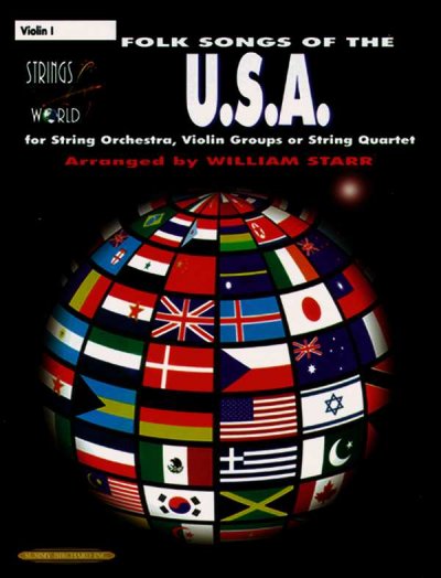 Strings Around the World -- Folk Songs of the U.S.A.: Violin 1