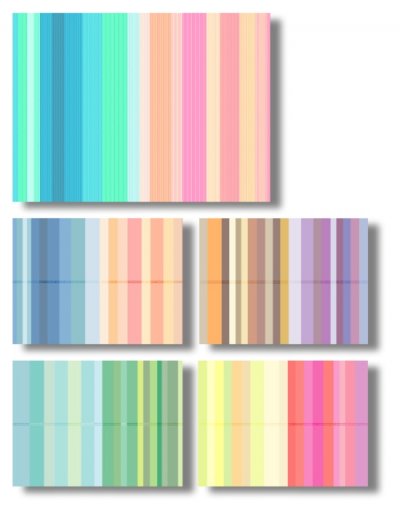 Colors Collection Note Cards with Envelope and Other