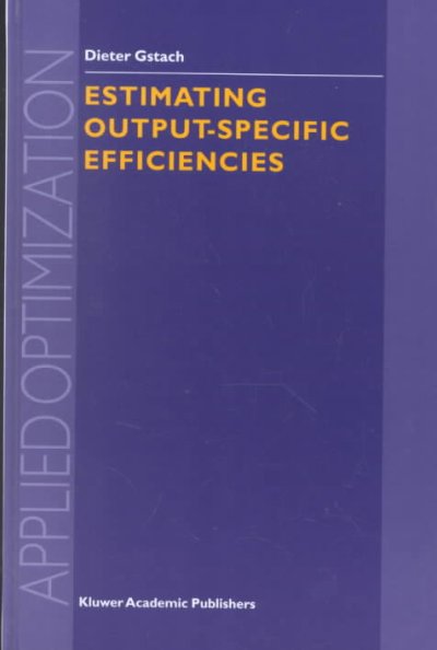 Estimating Output-Specific Efficiencies