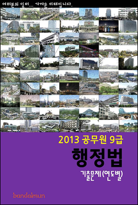 2013 공무원 9급 행정법 기출문제 (연도별)