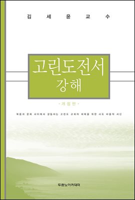 고린도전서 강해 (개정판)