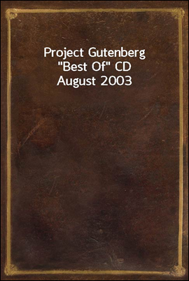 Project Gutenberg "Best Of" CD August 2003