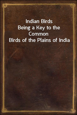 Indian Birds
Being a Key to the Common Birds of the Plains of India