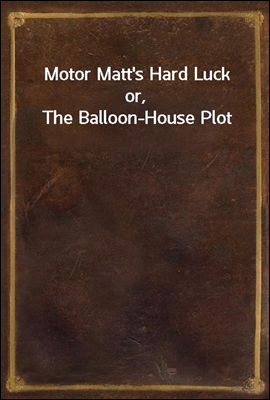 Motor Matt's Hard Luck
or, The Balloon-House Plot