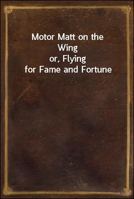 Motor Matt on the Wing
or, Flying for Fame and Fortune